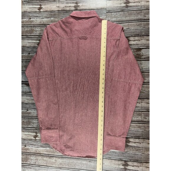 Rag & Bone The Trail Denim Shirt size M color Red NWT - Picture 2 of 6